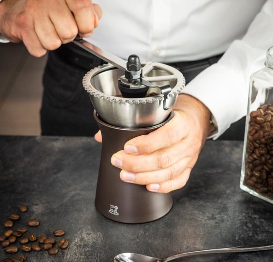 Manual coffee grinder, 19 cm, "Kronos" – Peugeot