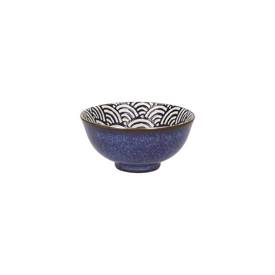 Cuenco Miso, porcelana, 11,5 cm, "Satori", color Azul Índigo – Mikasa