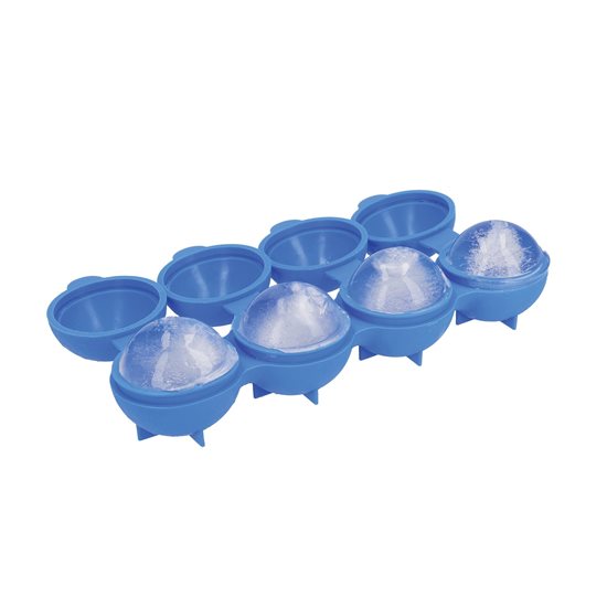 Sfēriska ledus veidne, 21,5 × 7 × 4 cm, silikona, zila – izgatavots Kitchen Craft