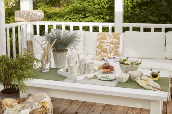 Salad bowl, recycled plastic, 25 cm - Natural Elements