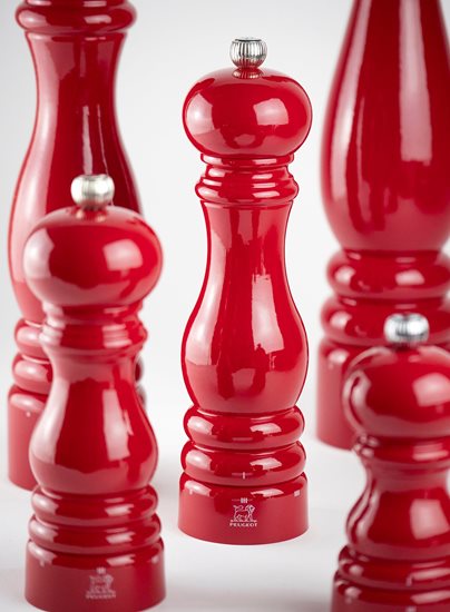 Pepper grinder, 22 cm, "Paris u'Select", Passion Red – Peugeot