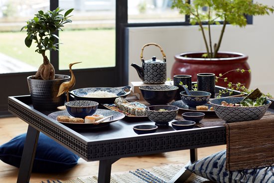 Miso bowl, porcelain, 11.5 cm, "Satori", Indigo Blue colour – Mikasa