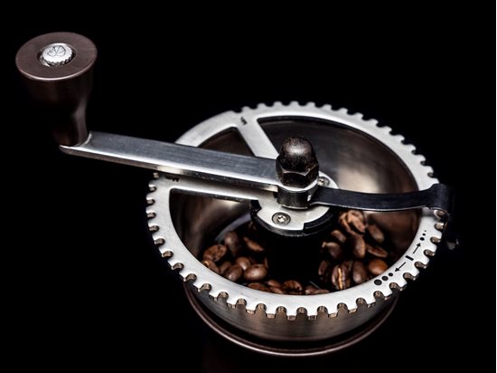 Manual coffee grinder, 19 cm, "Kronos" – Peugeot