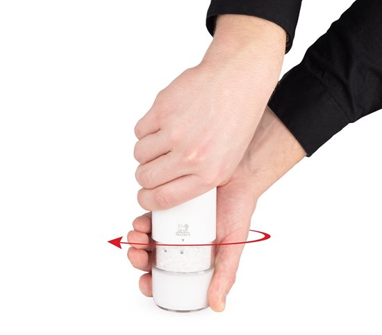 Electric salt grinder, 17 cm, "Alaska", White - Peugeot
