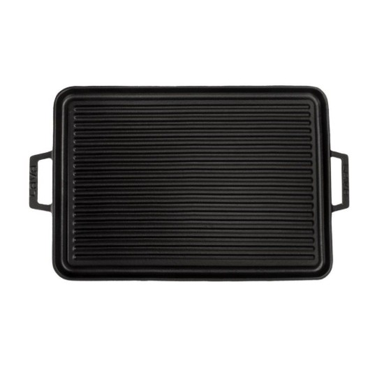 Διπλής όψης σχάρα, από χυτοσίδηρο, 43 x 28 cm - LAVA