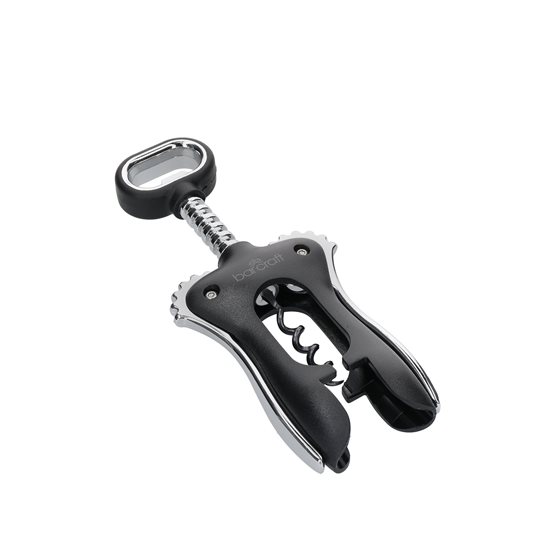 Zinc corkscrew, black, "Bar Craft" - Kitchen Craft