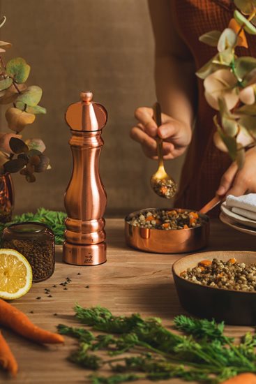 Salt grinder, 22 cm, "Paris Chef u'Select", Copper - Peugeot