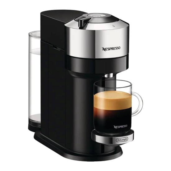 Cafetera espresso de 1500 W, "VertuoNext Deluxe", Chrome - Nespresso
