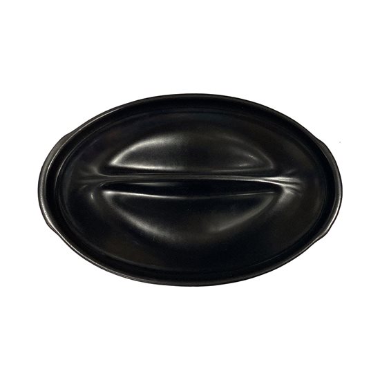 Terrine dish, ceramic, 27x17cm/1.6L, Truffle - Emile Henry