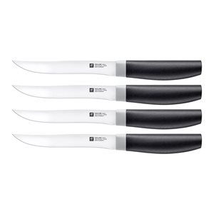 Set of 4 steak knives, stainless steel, "Zwilling Now S" range - Zwilling