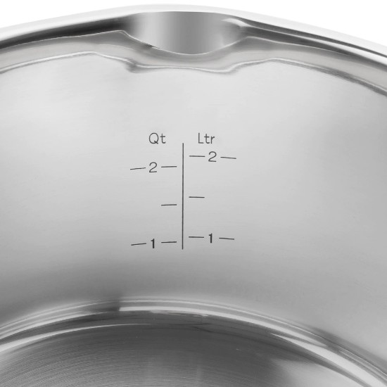 Stainless steel cooking pot set, 5 pieces, "TrueFlow" - Zwilling