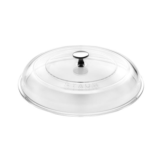 Couvercle rond en verre en forme de dôme, 26 cm - Staub