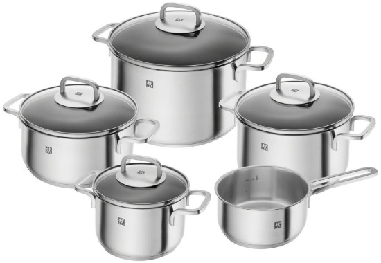 9-piece cookware set, stainless steel, "Cube" - Zwilling