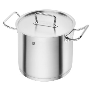 Cooking pot with lid, stainless steel, 24cm/8.1L, "Pro S" - Zwilling