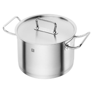 Cooking pot with lid, stainless steel, 24cm/6.2L, "Pro S" - Zwilling