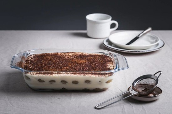 Rechteckige Schüssel, aus hitzebeständigem Glas, 2L, "Let's Share" - Pyrex