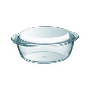 Round dish, made of heat-resistant glass, 2.1L, "Essentials" - Pyrex
