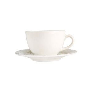 Tea cup with saucer, porcelain, 215ml, "Ethos Smoky" - Porland