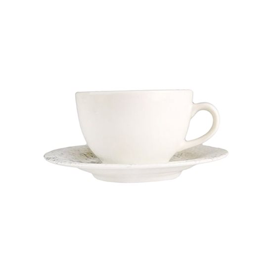 Šálka na čaj s podšálkou, porcelán, 215 ml, "Ethos Smoky" - Porland