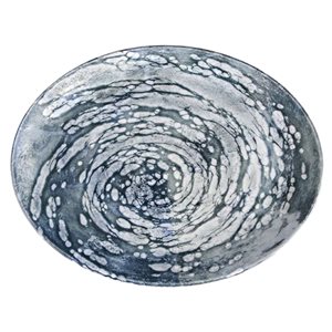 Oval plate, porcelain, 31cm, "Ethos Vortex" - Porland