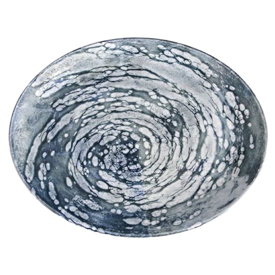 Oval tallerken, porcelæn, 31cm, "Ethos Vortex" - Porland