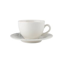 Tea cup with saucer, porcelain, 280ml, "Ethos Smoky" - Porland