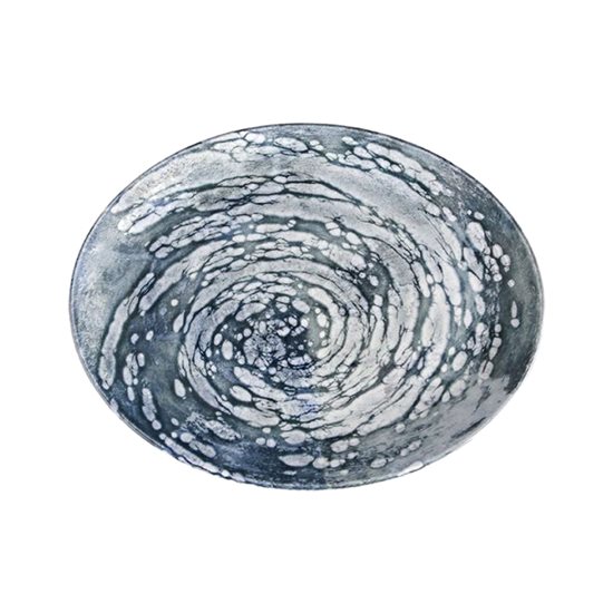 Assiette ovale, porcelaine, 26cm, "Ethos Vortex" - Porland