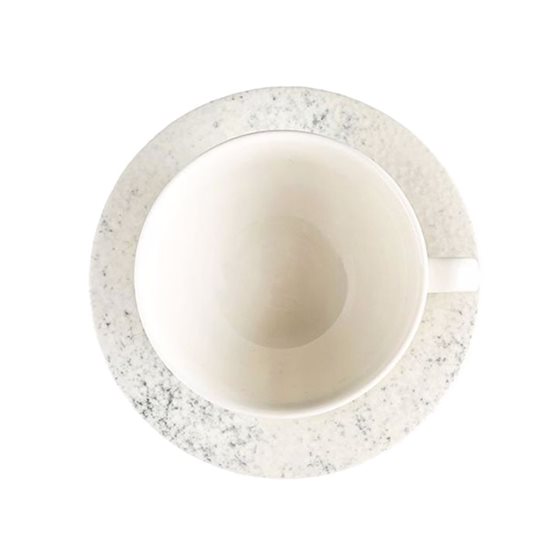 Arbatos puodelis su lėkšte, porcelianinis, 280ml, "Ethos Smoky" - Porland