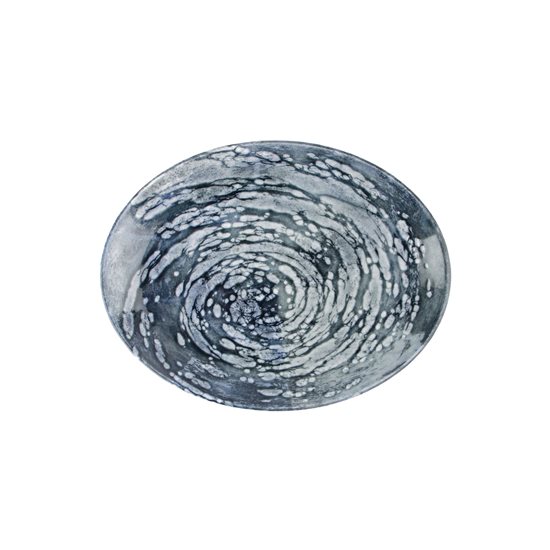 Oválný talíř, porcelán, 21cm, "Ethos Vortex" - Porland