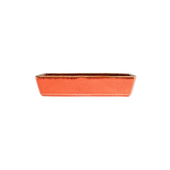 Brokastu šķīvis, porcelāns, 13 × 8,5 cm, oranžs, "Seasons" - Porland