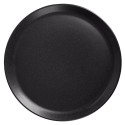 Assiette à Pizza, Porcelaine, 32Cm, "Alumilite Seasons", Noir - Porlan-image