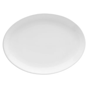 Oval platter, porcelain, 36x27cm, "Gastronomi Soley" - Porland