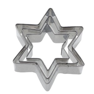 Set of 3 cookie cutters, star, 4 cm, 5 cm, 6 cm - Westmark