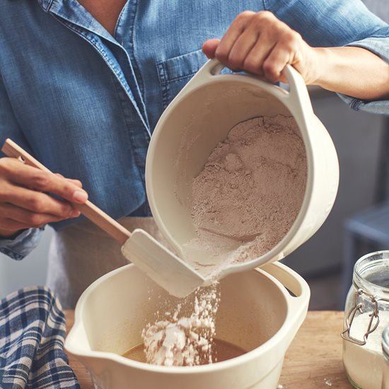 Mixing bowl, ceramic, 22cm/3.5L, Clay - Emile Henry