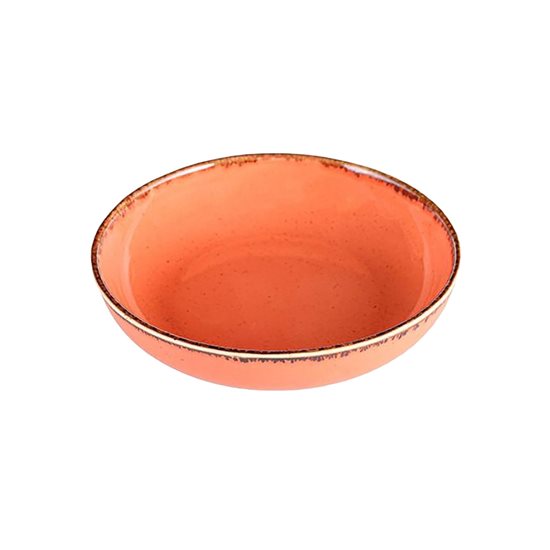 Porcelain bowl, 22cm/0.83L, "Seasons", Orange - Porland