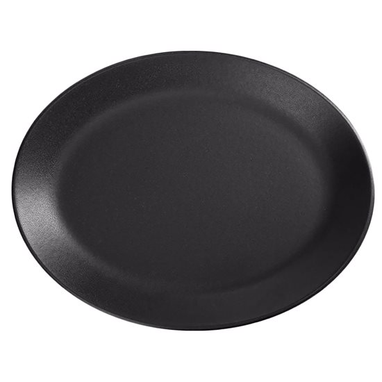 Oválný talíř, porcelán, 31cm, "Seasons", Black - Porland