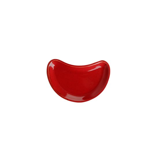 Mini-platter for appetizers, porcelain, 10cm, "Alumilite Seasons", Red - Porland