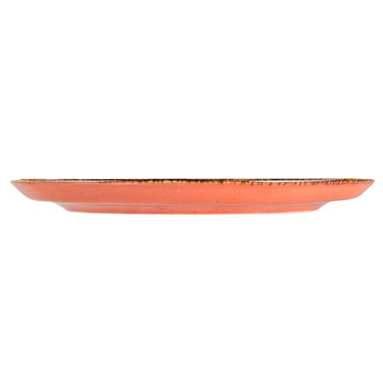 Porcelain plate, 32cm, "Seasons", Orange - Porland