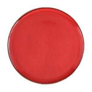 Porcelain plate, 28cm, "Seasons", Red - Porland