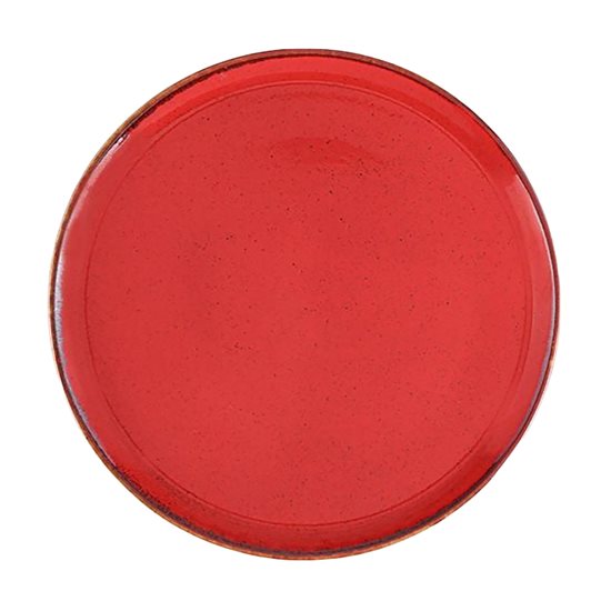 Porcelāna šķīvis, 28cm, "Gadalaiki", Sarkans - Porland