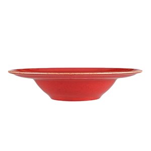 Globok krožnik, porcelan, 30 cm, "Letni časi", rdeča - Porland