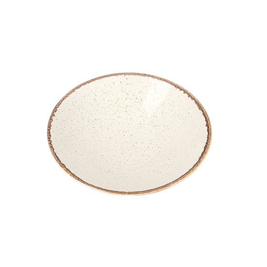 Deep plate, porcelain, 20cm, "Seasons", Beige - Porland