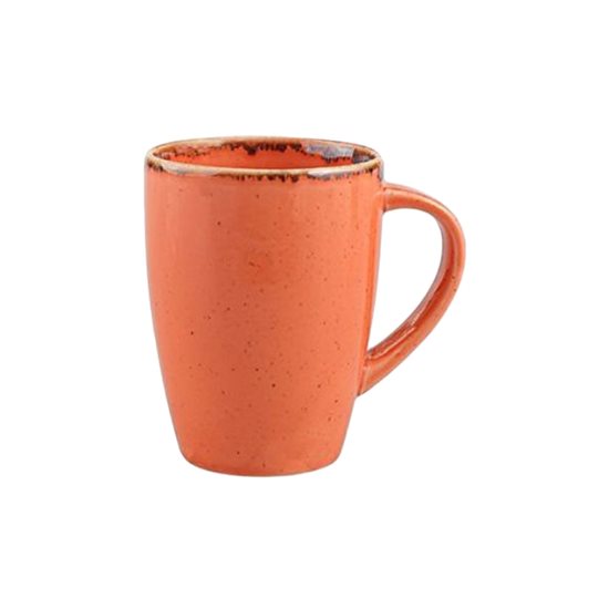 Caneca porcelana, 285ml, "Estações", Laranja - Porland