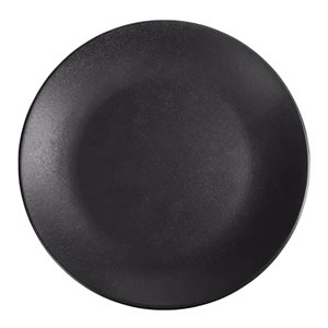 Porcelain plate, 30cm, "Seasons", Black - Porland