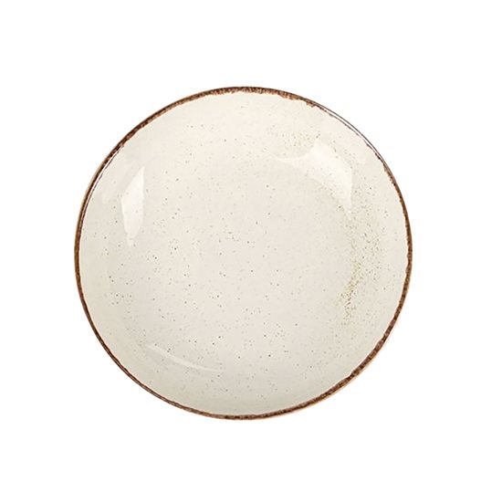 Babhla poircealláin, 22cm / 0.83L, "Séasúir", Beige - Porland