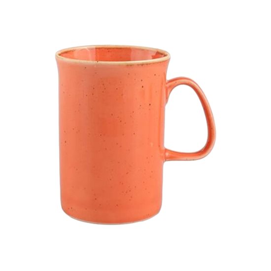 Porcelain mug, 325ml, "Seasons", Orange - Porland