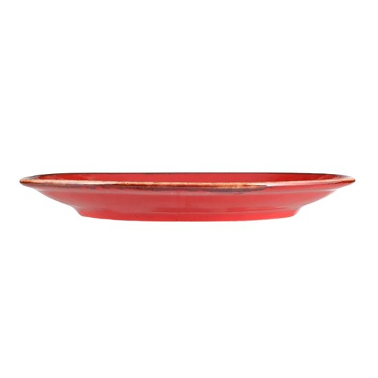 Prato porcelana, 30cm, "Estações", Vermelho - Porland