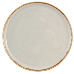 Porcelain plate, 32cm, "Seasons", Grey - Porland