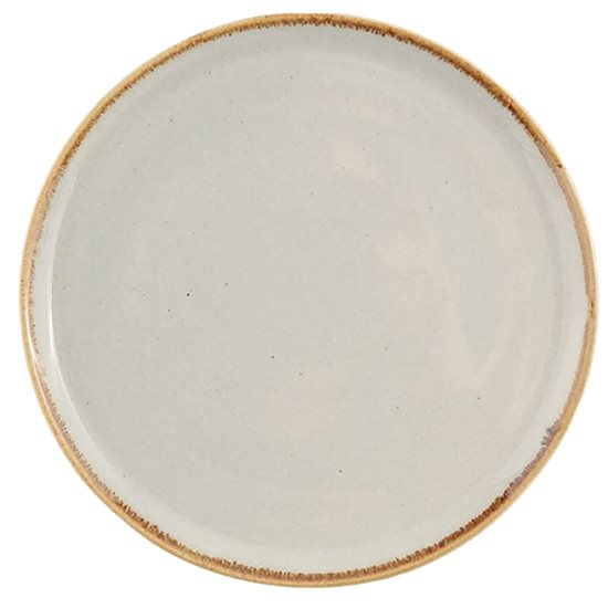 Порцеланова чиния, 32 см, "Сезони", сиво - Porland