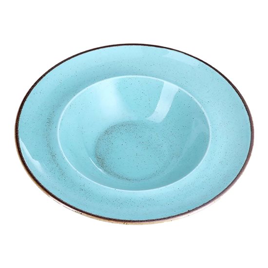 Πιάτο βαθύ, πορσελάνη, 30cm, "Seasons", Turquoise - Porland